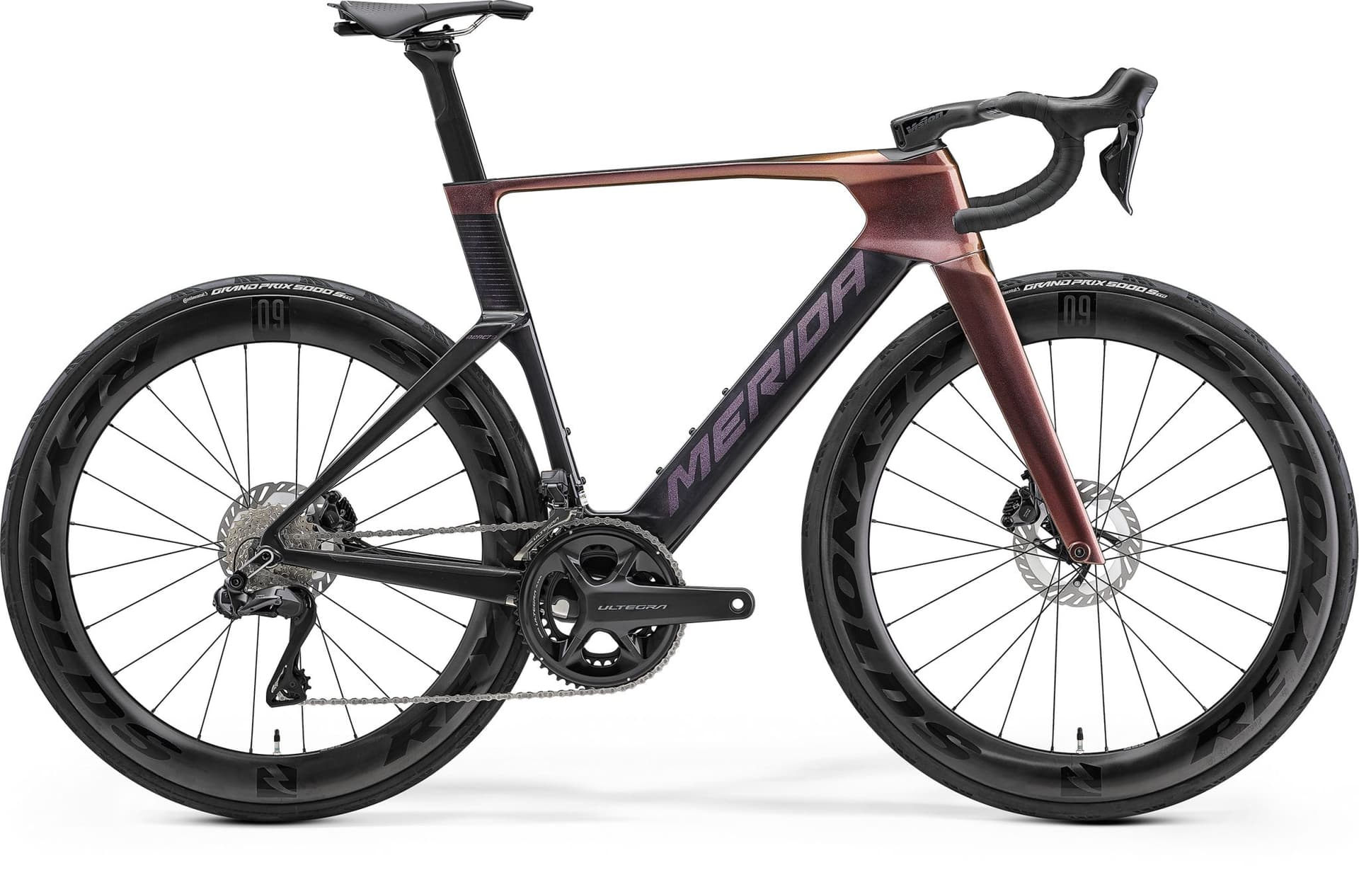 Merida REACTO 8000 GLOSSY BLACK (RAINBOW PURPLE)