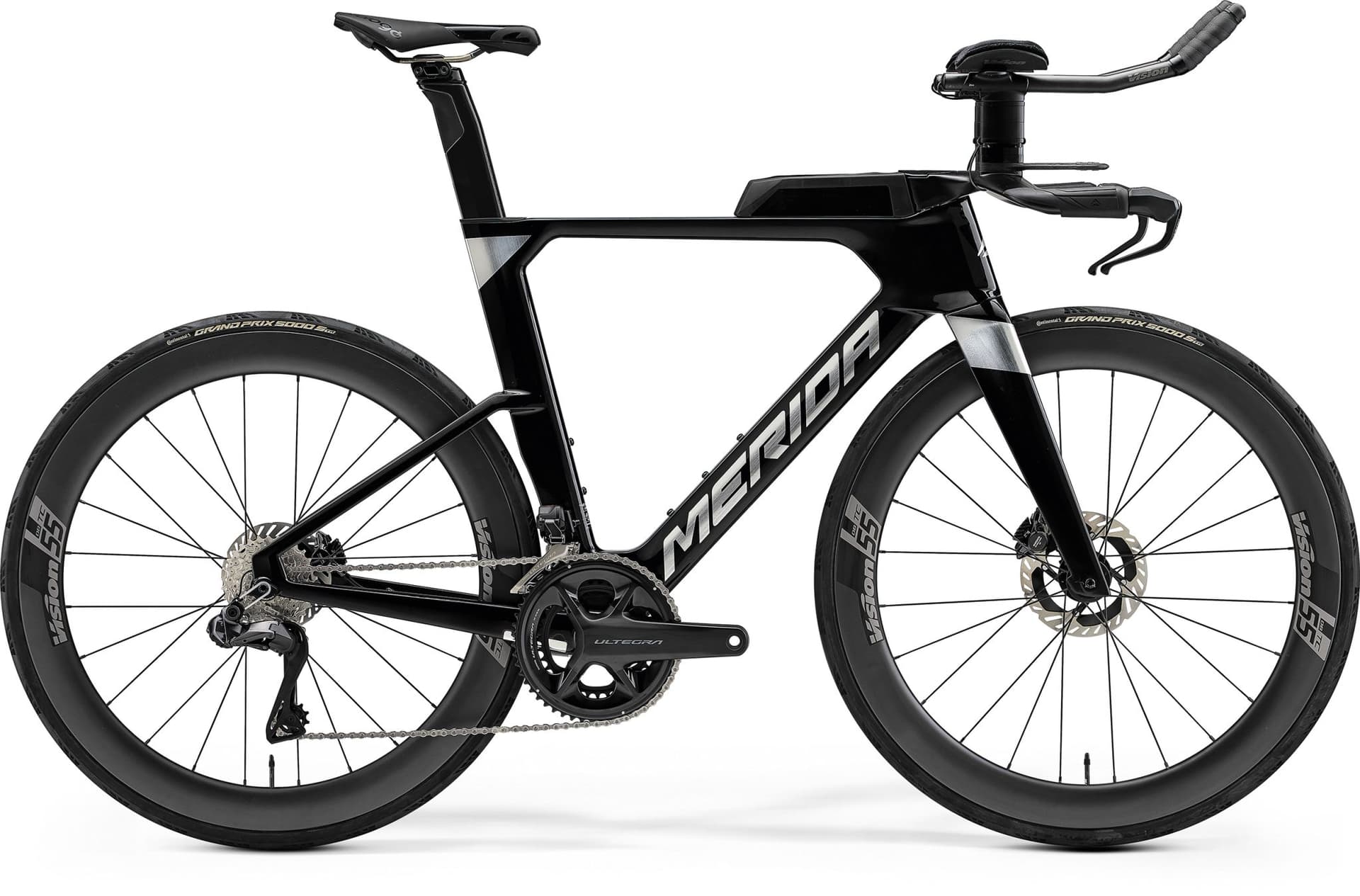 Merida Time Warp TRI Limited Metallic Black / Ti-Flash