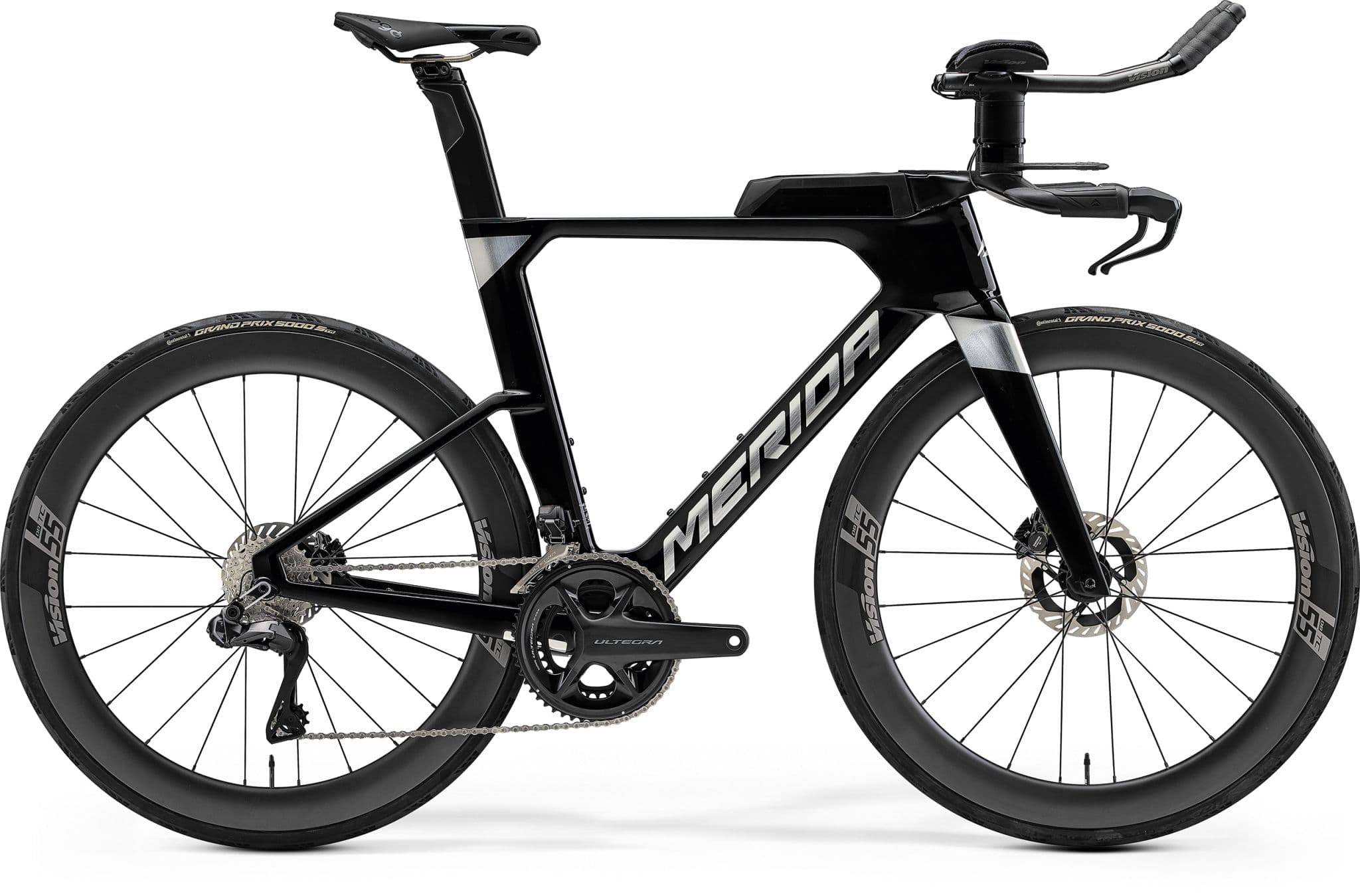 Merida Time Warp TRI Limited Metallic Black / Ti-Flash