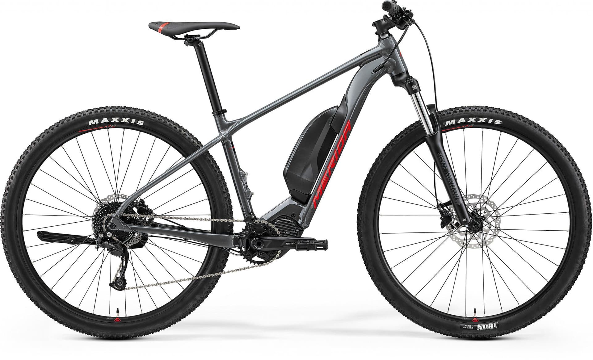 Merida eBig Nine LTD Cool Grey / Red / Black