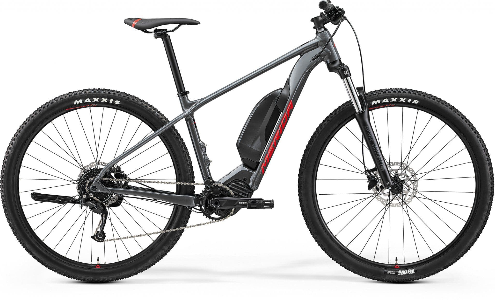 Merida eBig Nine LTD Cool Grey / Red / Black